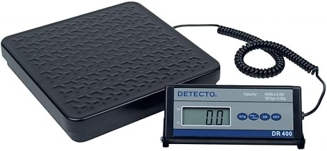 Portable Digital Receiving Scale by Detecto – Universal, Alloy Steel, Black, Model DR400