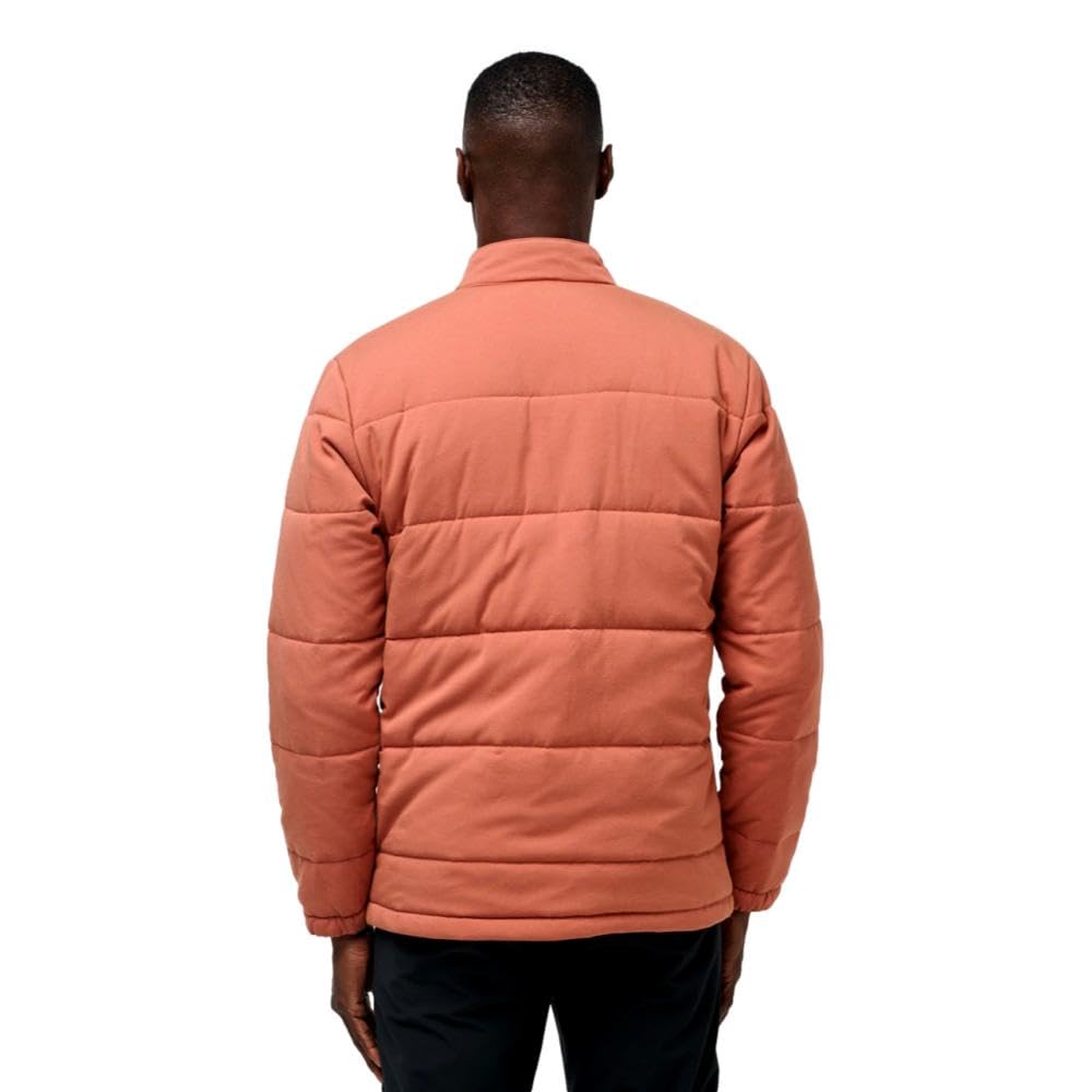 Mens Climate Drop Jacket Heather Copper M by TravisMathew – Polyester, Heather Copper, Model 1MZ270