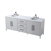Millie Bathroom Vanity Grey by Lighting Design – Wood, Grey, Model VF29384DGR