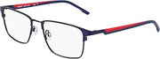 Flexon E1154 N 419 SATIN NAVY/RED 54/17/145 MALE Eyewear Frame