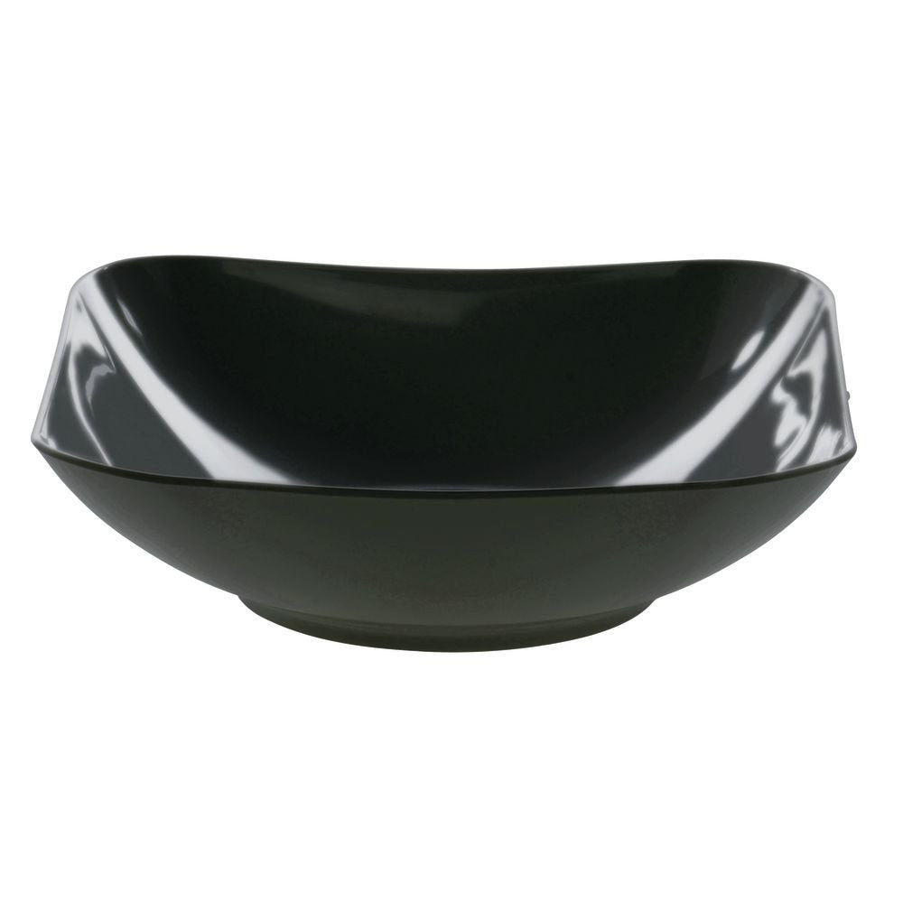 Serving Bowl Black 10" Square by HUBERT – Plastic, Black, Model H0103-BLACK