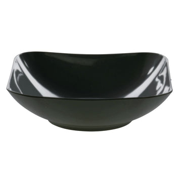 Serving Bowl Black 10" Square by HUBERT – Plastic, Black, Model H0103-BLACK