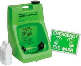 Fendall Porta Stream I 6-Gallon (22.7 L) Refillable Secondary Emergency Eye Wash Station (with 70 oz. / 2.07 L Saline Concentrate)