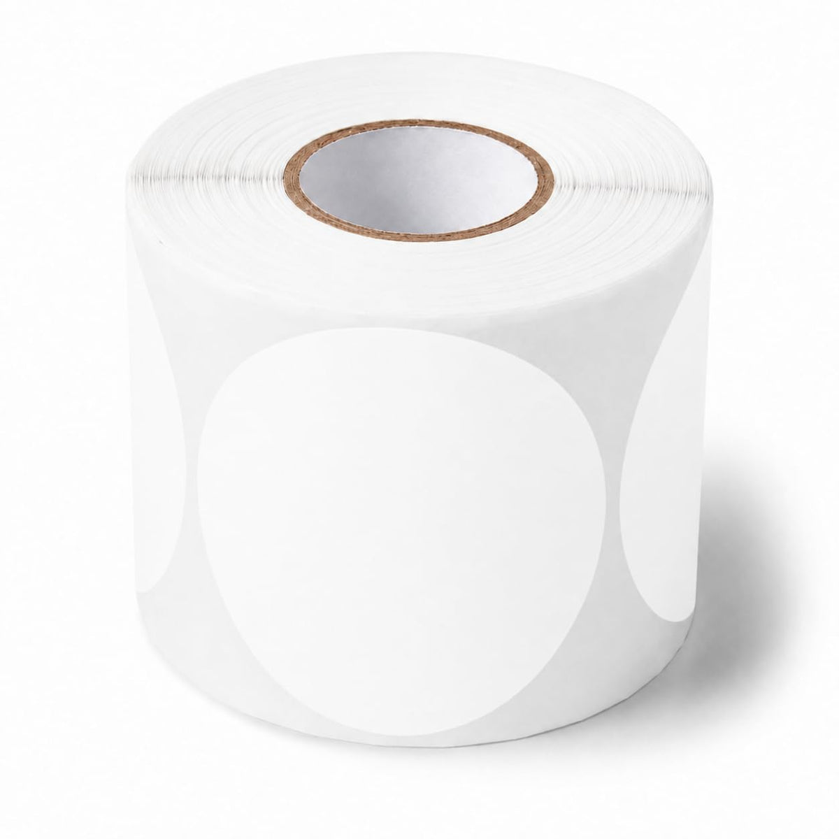 Semi-Gloss Paper Round Inventory Labels by Glownary – Model 323wt3bc