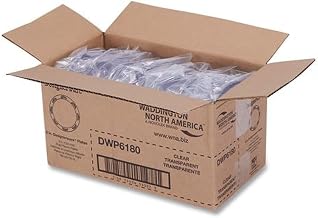 Designerware Plates, Plastic, 6quot,, Clear, 180/Carton