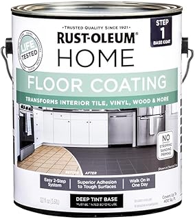 Rust-Oleum 2-Pack of 1 gal 358370 Home Interior Floor Coating System, Step 1 Base Coat