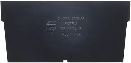 Quantum Storage Systems Plastic Divider, Black, 5 1/2 in L, 4 in H, 50 PK DSB102/104/106CO - 1 Each