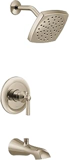 Moen UTS3913NL Flara M-CORE 3-Series 1-Handle Tub and Shower Trim Kit, Valve Required, Polished Nickel