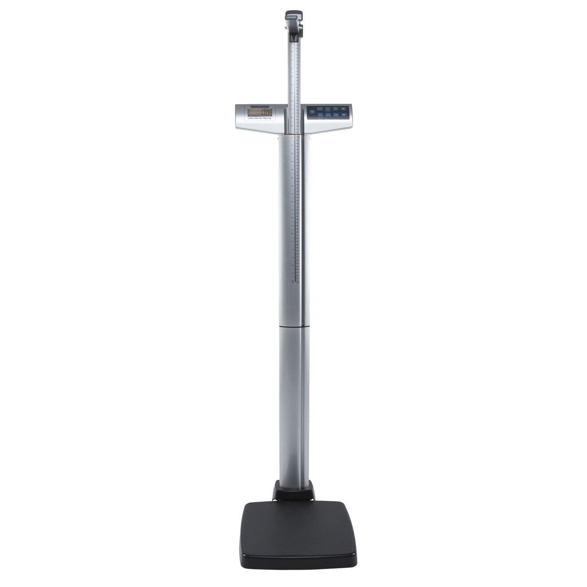 Eye-Level EMR Digital Scale - 500 lb - Silver by Health o meter – 17"L x 14.75"W x 53.63"H, Polycarbonate, Gray, Model 500KL