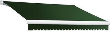 Awntech Retractable Awning Left Motor 16'W x 10" D x 10" H Forest Green