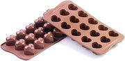Silikomart Silicone Easy Chocolate Mold, Hearts
