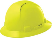 LIFT SAFETY Briggs Full Brim Hard Hat | Non-Vented Construction Safety Helmet | Full Coverage Design