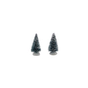 Department 56 Village Topiaries, Frosted Green Set of 10