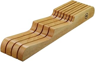 Victorinox 7-Slot In-Drawer Wood Knife Tray Organizer | 7.7065.95