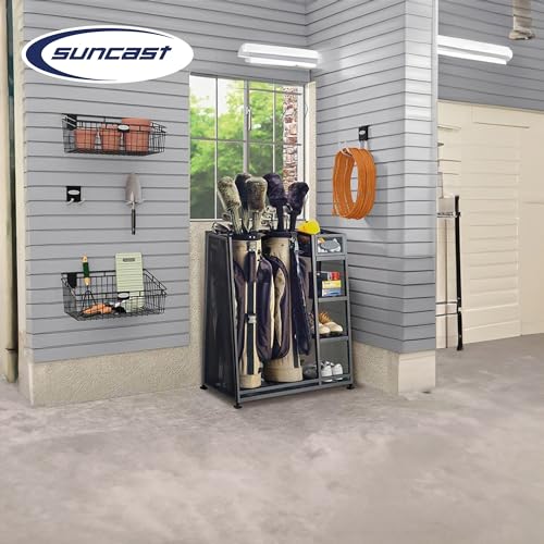 Suncast 1 Pack / Rack / Black Golf Club Organizers