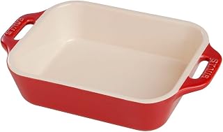 STAUB Ceramic Rectangular Dish - 7.5" x 6" (Cherry)