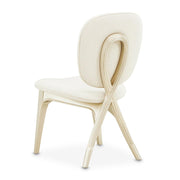 Brand Camellia Field Caramel Vanity Chair by Michael Amini – 27"D x 21"W x 38"H, Solid; Manufactured Wood, Caramel, Model N9090244-134