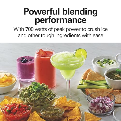 Hamilton Beach Black / 40 Oz. Glass Jar + 3 Cup Vegetable Chopper / Blender Countertop Blenders