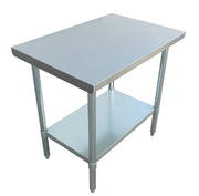 48-Inch Commercial Work Table by Adcraft – Stainless Steel, Model WT-3048-E