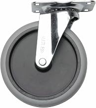 Swivel Caster Wheels for Durable Utility Cart - 5"Dia