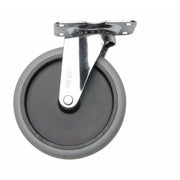 Swivel Caster Wheels for Durable Utility Cart - 5"Dia by ALBION INDUSTRIES – Black, Model 5-30P-SCB-2
