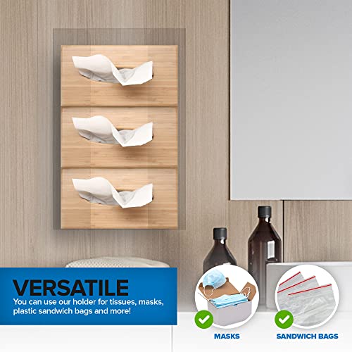 Stock Your Home Triple Stack / 1 Count / Clear Lab Supply Dispensers