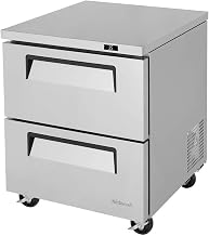 28in Commercial Undercounter 7cuft Freezer with 2 Drawers