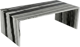 Starlight Canyon Home Multicolor Marble Coffee Table with Contemporary Design, Sturdy Build, Elegant Home Accent, Perfect for Living Rooms