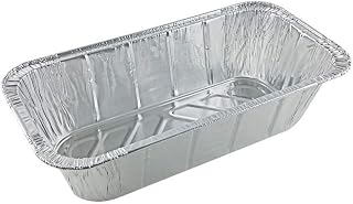 Handi-Foil 1/3 Third-Size Deep Aluminum Foil Steam Table/Loaf Pan (Pack of 20)