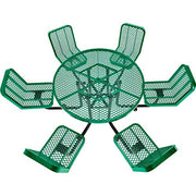 Global Industrial Green / 46" Dia. x 29" H / Industrial Picnic Tables