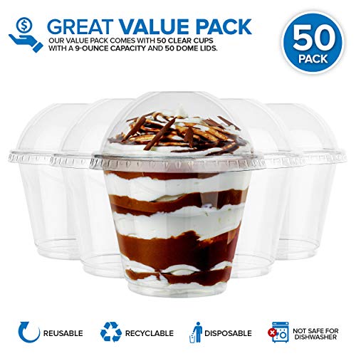 Stock Your Home 9 Ounce / Transparent / Modern Cups