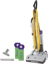 ProTeam ProGen 15 Single Motor Commercial Upright Vacuum with ProLevel HEPA Media Filtration and Onboard Tools, Tool Free Declogging Features, CRI Silver, 15 Inch Cleaning Path, 50 Foot Cord (15 Inch)