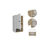 Generic Light Oak / White / One size / Modern Medicine Cabinets