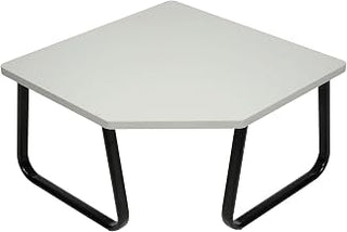 Global Industrial Corner Coffee Table, Gray Top, 30" x 30"