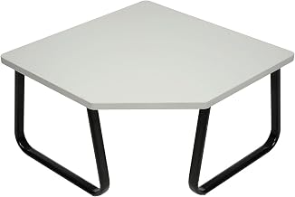 Global Industrial Corner Coffee Table, Gray Top, 30" x 30"