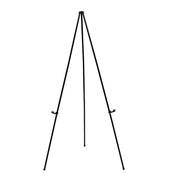 Display Easel by MasterVision – 63-1/2" H,12" W, Metal, Black, Model FLX10201MV