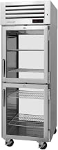 Turbo Air PRO-26-2H-G-PT Pro Series Single Section Pass-Thru Heated Cabinet with Four Half Height Glass Doors, 115V