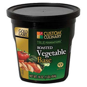 Gold Label Gluten Free Roasted Vegetable Base by Custom Culinary – 16.0 Ounce (Pack of 6), Pack of 6