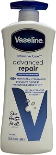 Vaseline Intensive Care Advanced Repair Unscented Healing Moisture Lotion, 20.3 oz (Pack of 12)