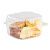 Detroit Forming OPS Plastic Square Food Container Clear by DFI – Plastic, Transparent, Pack of 500, Model LBH-513 (20D)