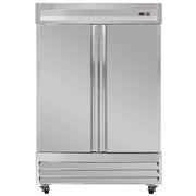 54" Two Section Reach In Refrigerator by MOTAK – 56.69x35.04x83.46, In Description, Check Images, Model MSD-2DR-BAL-X