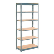 Heavy Duty Shelving 36" W x 24" D x 60" H with 6 Shelves by Global Industrial – 6, Alloy Steel, Grey, Model 717086