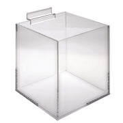 Slatwall Box 6” Acrylic by Marketing Holders – cyrstal, Acrylic, Clear, Model ZS5-66