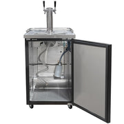23 1/2" Kegerator Beer Dispenser by MOTAK – 25.98x32.28x48.03, In Description, Check Images, Model MBCBD-1-X