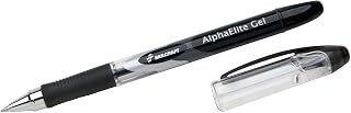 AbilityOne AlphaElite Gel Ink Pen - 0.7mm - Medium Point, Black Ink 7520-01-500-5214: Dozen, 12 Item(s)