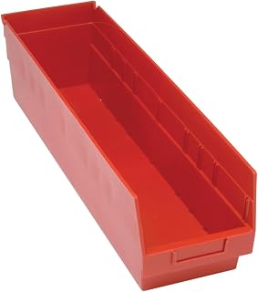 QUANTUM STORAGE SYSTEMS Shelf BIN RED 23-5/8in x 6-5/8in x 6in