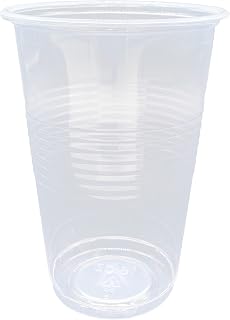 Genuine Joe Transparent Plastic Cup, 16oz, For Cold Beverages, 25/Sleeve, 20 Count