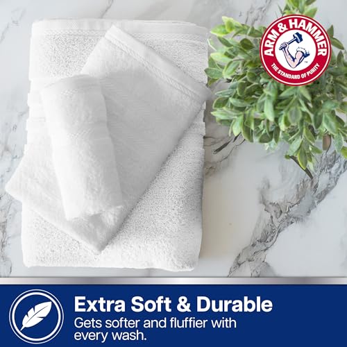 ARM & HAMMER Light Grey / Towel Set (Washcloths, Hand Towels, Bath Towels) / 1 Towel Sets