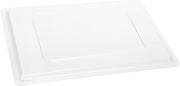 Cambro 1826CP 26" Length x 18" Width, White Solid Plastic Full Size Flat Lid for Food Boxes