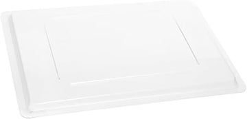 Cambro 1826CP 26" Length x 18" Width, White Solid Plastic Full Size Flat Lid for Food Boxes